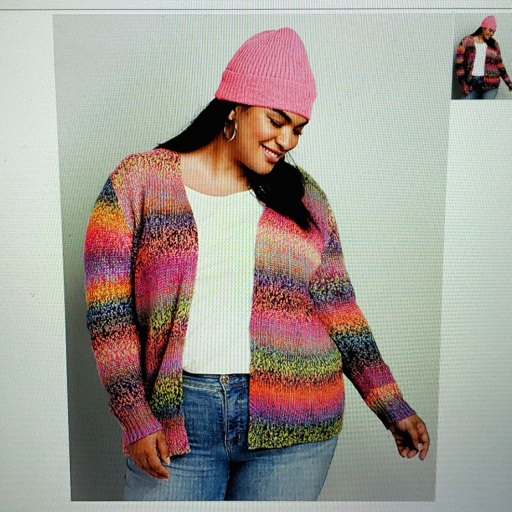 New Open front overpiece sweater
